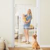 67.5" Extra Tall Pet Gate Heavy-Duty Metal Cat Gate with 30.5"-41" Wide Opening